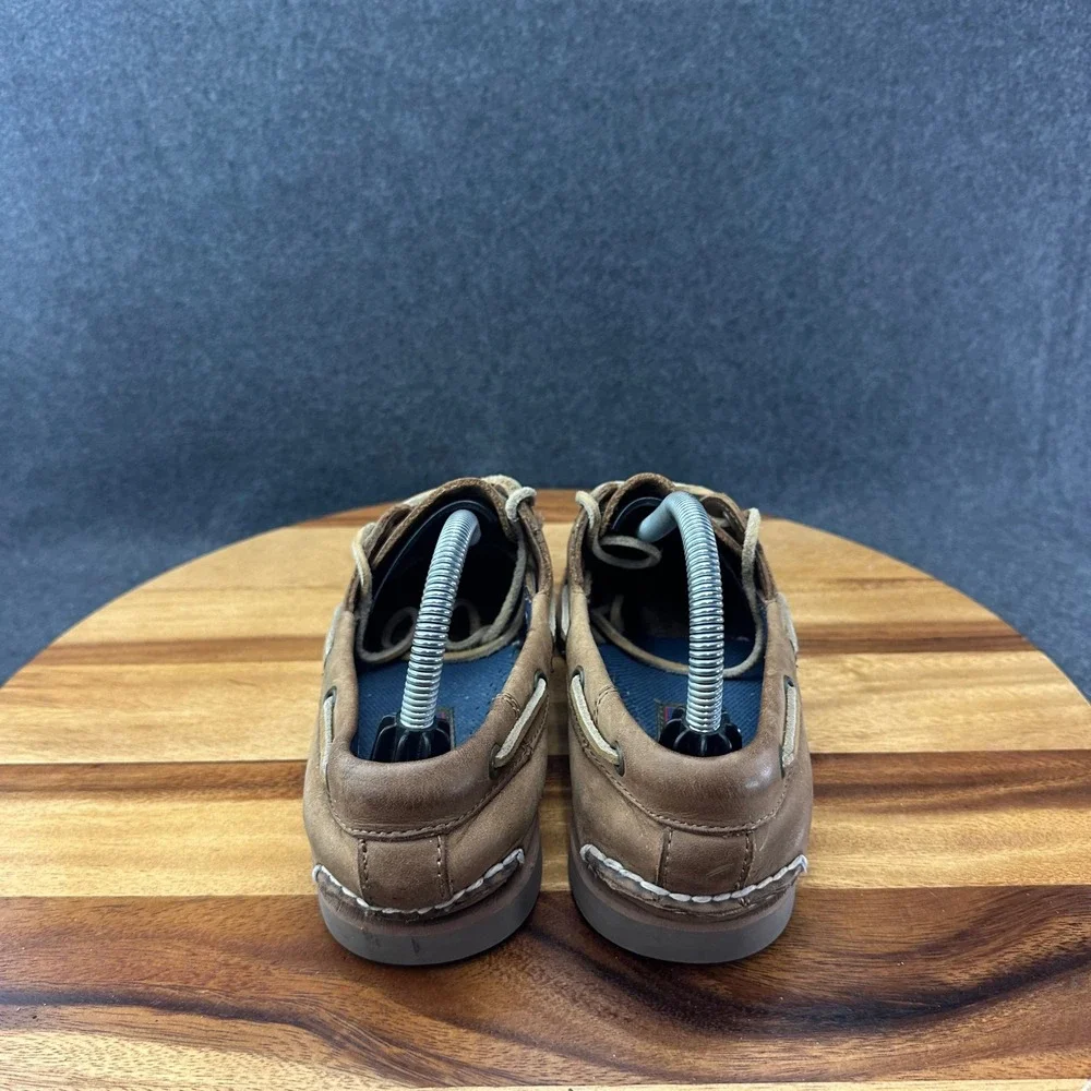 Timberland Boat Shoes Men's 7.5M Light Brown Genuine Leather Upper 71030 3444